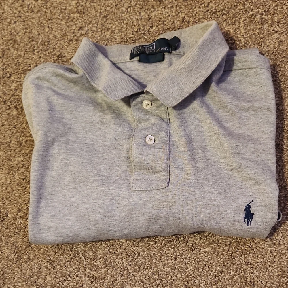 Ralph Lauren Light Gray Polo Shirt